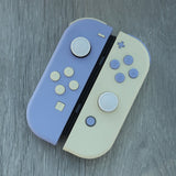 Custom 2-Tone Lavender Cream Nintendo Switch Joy-Con Controllers