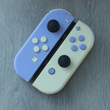 Custom 2-Tone Lavender Cream Nintendo Switch Joy-Con Controllers