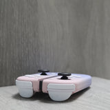 Custom Cotton Candy Pastel Pink and Purple Gradient Themed Nintendo Switch Joy-Con Controllers
