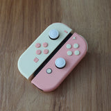 Custom 2-Tone Peaches & Cream Themed Nintendo Switch Joy-Con Controllers