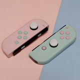 Custom 2-Tone Taffy Teal Themed Nintendo Switch Joy-Con Controllers