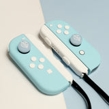 SEA SALT Pastel Blue and White Nintendo Switch Joy-Con Controllers