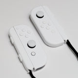 Custom Frost All White Nintendo Switch Joy-Con Controllers