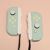 Custom Berries and Cream Baby Teal Nintendo Switch Joy-Con Controllers