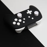 Custom  Black and White Nintendo Switch Pro Controller