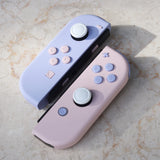Custom 2-Tone Cotton Candy Themed Nintendo Switch Joy-Con Controllers