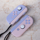 Custom 2-Tone Cotton Candy Themed Nintendo Switch Joy-Con Controllers