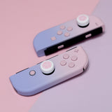 Custom Cotton Candy v2 Pastel Pink and Purple Gradient Themed Nintendo Switch Joy-Con Controllers