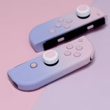Custom Cotton Candy v2 Pastel Pink and Purple Gradient Themed Nintendo Switch Joy-Con Controllers
