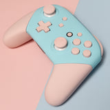 Custom Bubblegum Baby Pink and Blue Nintendo Switch Pro Controller